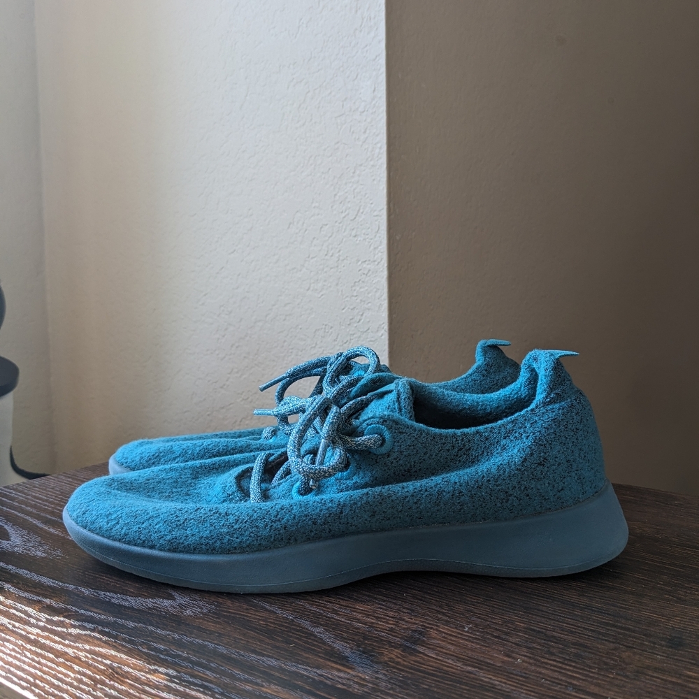 Allbirds WR Wool Runner Teal Green Blue Running Sneakers Shoes